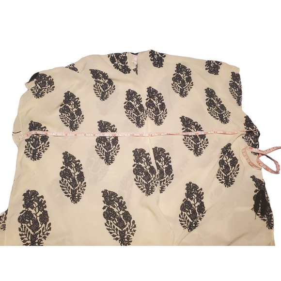 Laetitia Vintage Pattern Oversized Hanky Hem Kimono/Cardigan with tassels OS - Picture 7 of 10